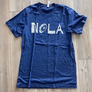 Blue NOLA Graphic T-Shirt